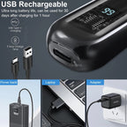 Rechargeable Electric Nose Hair Trimmer – Portable Nose & Ear Hair Remover for Men, Mini Eyebrow Shaving Razor Clipper