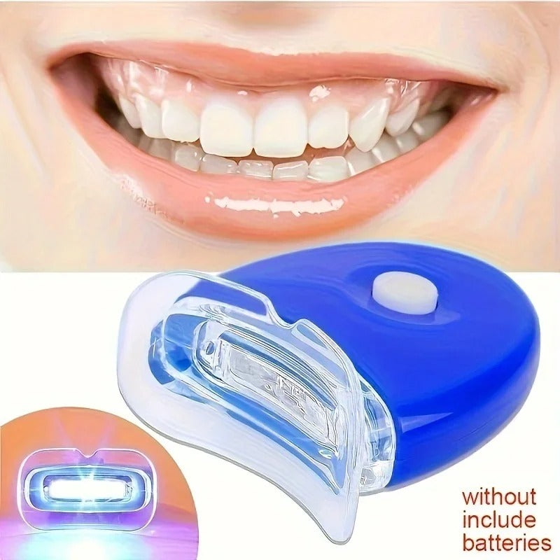 LED Teeth Whitening Light – Blue UV Light Bleaching Lamp for Personal Dental Whitening Treatments