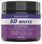 Purple Teeth Cleaning Powder – Sulfate-Free Deep Cleaning & Whitening Tooth Powder for Daily Use and Travel