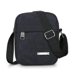 New Style Men’s Casual Canvas Shoulder Messenger Bag – Small Travel Backpack & Mobile Phone Handbag for Outdoor Use