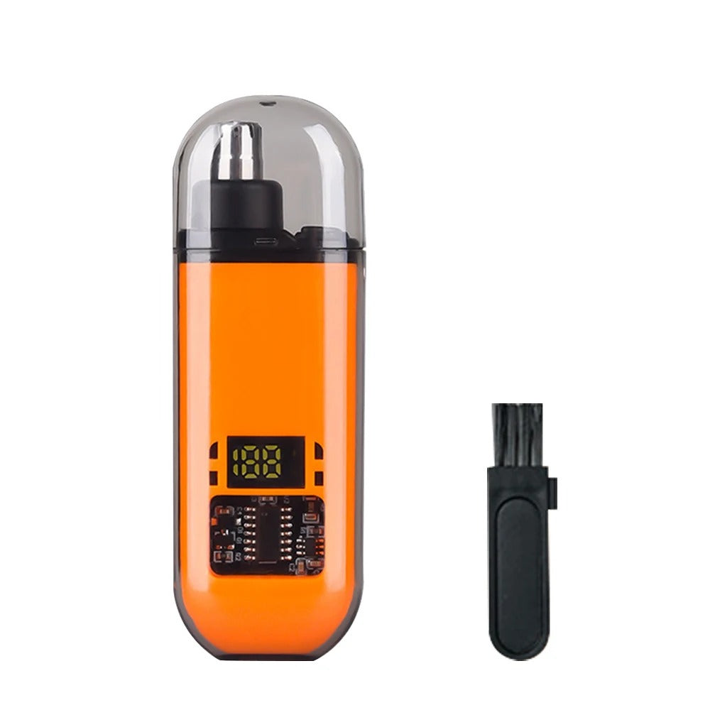 Rechargeable Electric Nose Hair Trimmer – Portable Nose & Ear Hair Remover for Men, Mini Eyebrow Shaving Razor Clipper